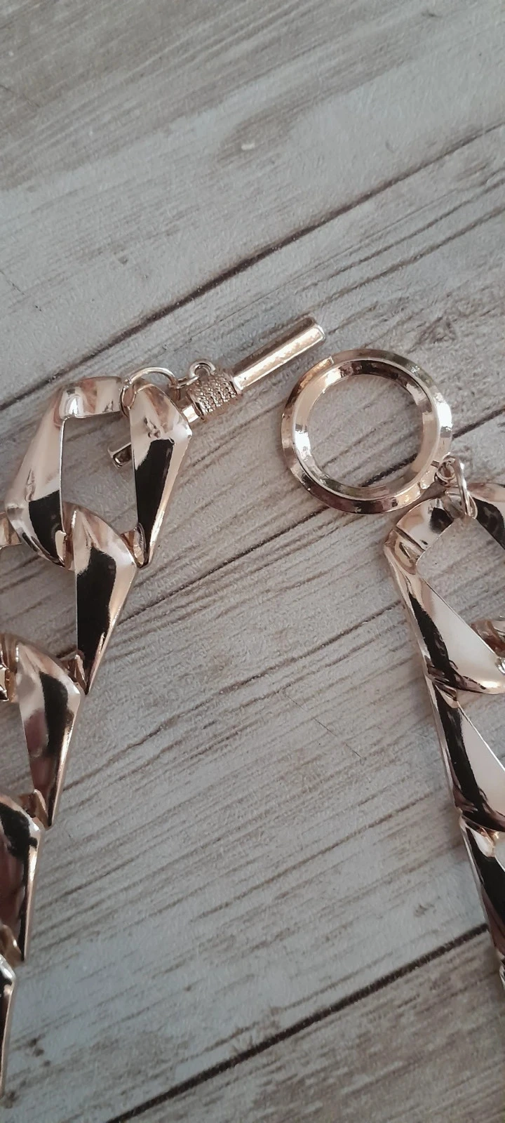 Collar de metal ligero color dorado – photo 4